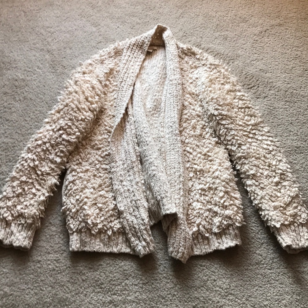 Thick cotton cardigan